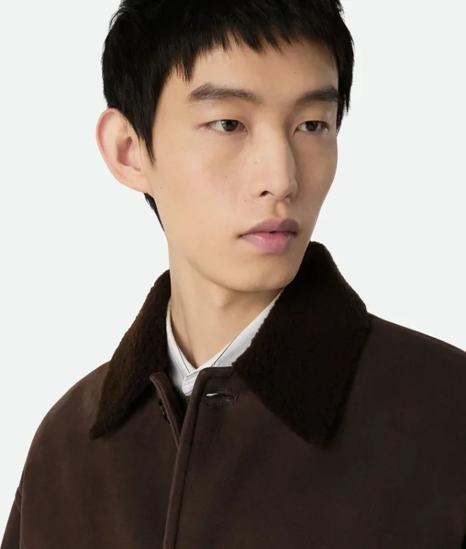 Gefilzte Merino-Lammfell-Jacke Gefilzte Merino-Lammfell-Jacke