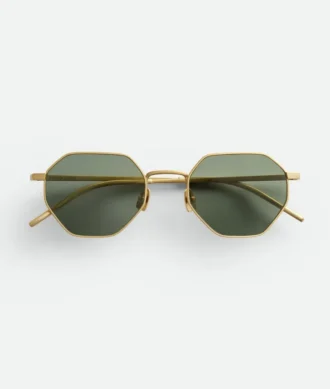 Geometrische Intrecciato-Sonnenbrille