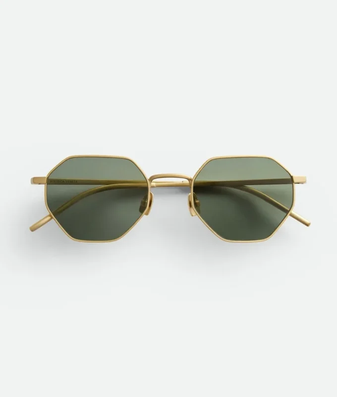 Geometrische Intrecciato-Sonnenbrille Geometrische Intrecciato-Sonnenbrille