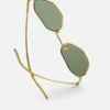 Geometrische Intrecciato-Sonnenbrille Geometrische Intrecciato-Sonnenbrille