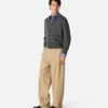 Gerade Hose aus Baumwolltwill