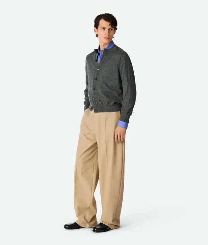 Gerade Hose aus Baumwolltwill