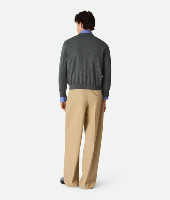 Gerade Hose aus Baumwolltwill