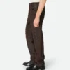 Gerade Hose aus Intrecciato-Leder und Wildleder Gerade Hose aus Intrecciato-Leder und Wildleder