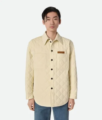 Gestepptes Baumwoll-Overshirt