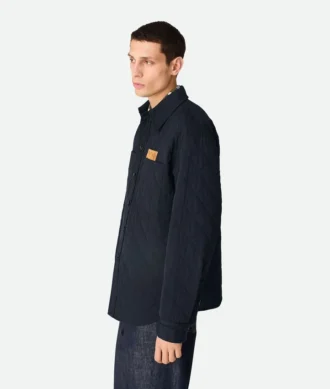 Gestepptes Baumwoll-Overshirt