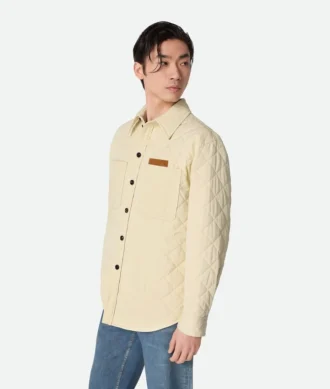 Gestepptes Baumwoll-Overshirt