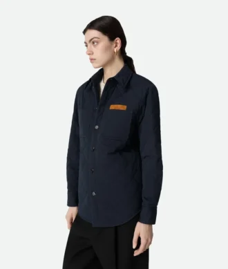 Gestepptes Baumwoll-Overshirt
