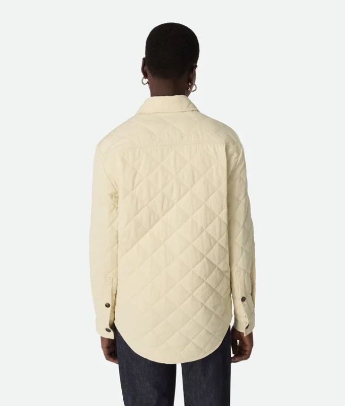 Gestepptes Baumwoll-Overshirt Gestepptes Baumwoll-Overshirt