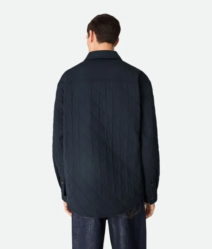 Gestepptes Baumwoll-Overshirt Gestepptes Baumwoll-Overshirt