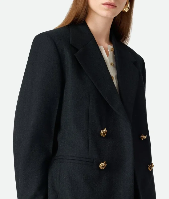 Gestreifte Wolljacke Gestreifte Wolljacke