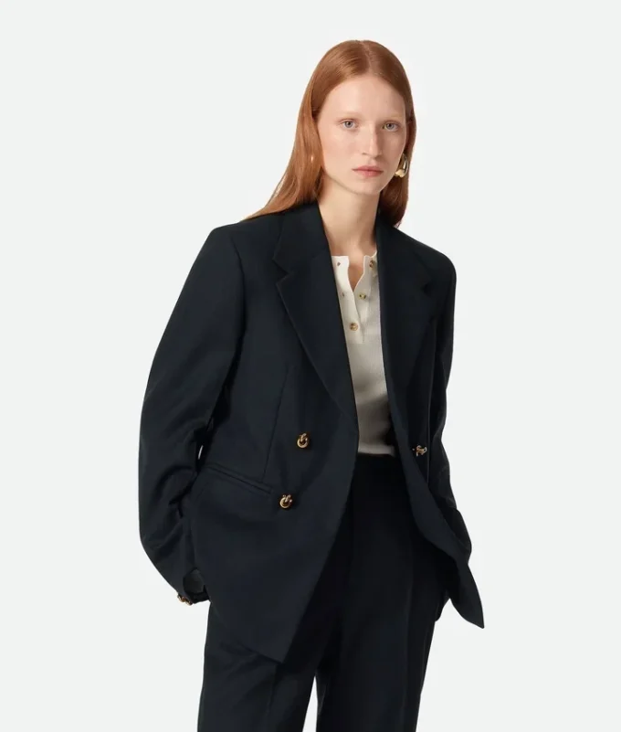 Gestreifte Wolljacke Gestreifte Wolljacke