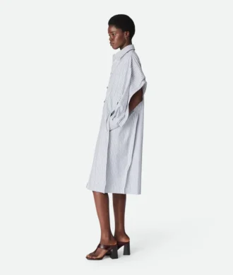 Gestreiftes Baumwollkleid
