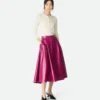 Glänzende Leder-Culotte