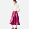 Glänzende Leder-Culotte