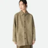 Hemd aus Intrecciato-Leder und Wildleder Hemd aus Intrecciato-Leder und Wildleder