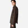 Hemd aus Intrecciato-Leder und Wildleder Hemd aus Intrecciato-Leder und Wildleder