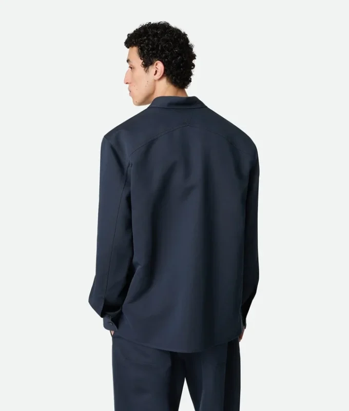 Hemd aus Seiden-Baumwoll-Twill Hemd aus Seiden-Baumwoll-Twill
