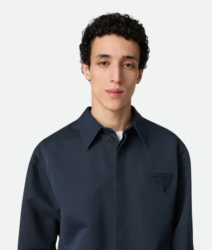 Hemd aus Seiden-Baumwoll-Twill Hemd aus Seiden-Baumwoll-Twill