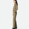Hose aus Intrecciato-Leder und Wildleder