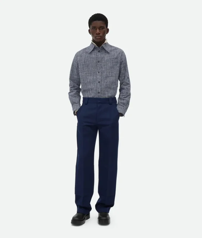 Hose aus Wolle „Grain De Poudre“ Hose aus Wolle „Grain De Poudre“