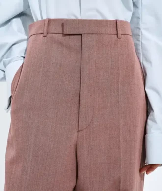Hose aus Wolle und Leinen