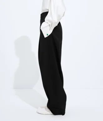 Hose aus Wolle und Nylon