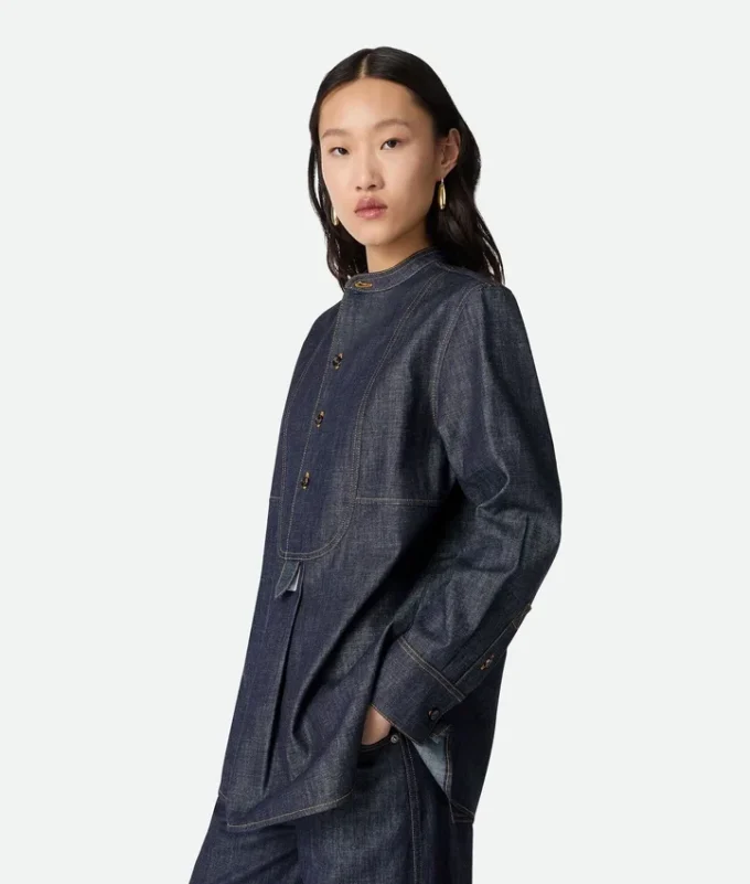 Indigo-Jeans-Hemd