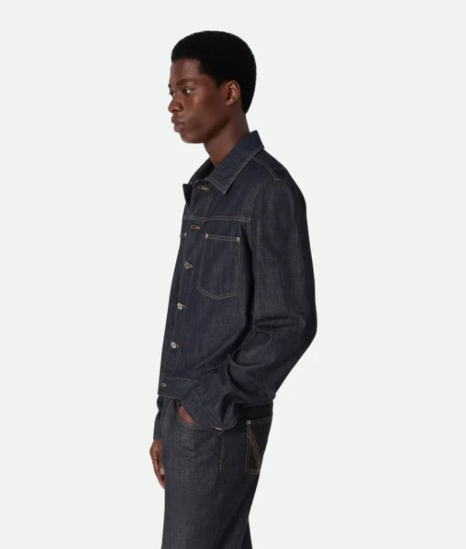 Indigo-Jeansjacke Indigo-Jeansjacke