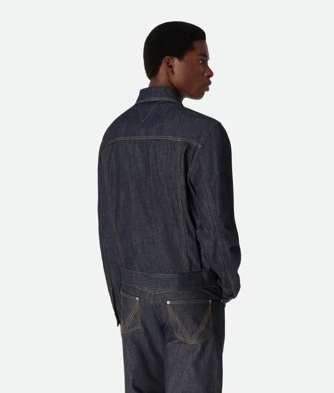 Indigo-Jeansjacke Indigo-Jeansjacke