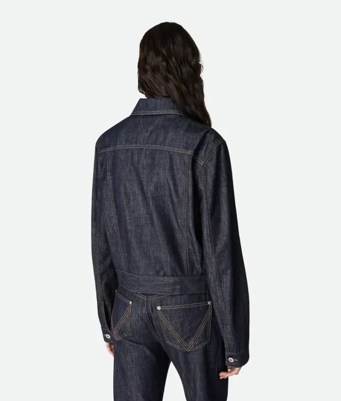 Indigo-Jeansjacke Indigo-Jeansjacke