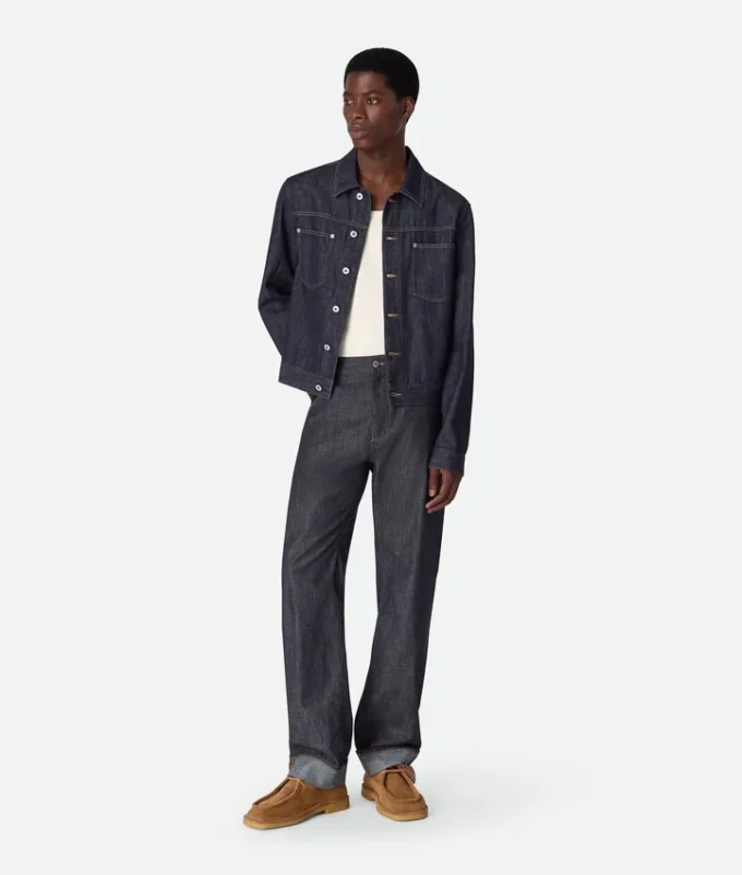 Indigo-Jeansjacke Indigo-Jeansjacke