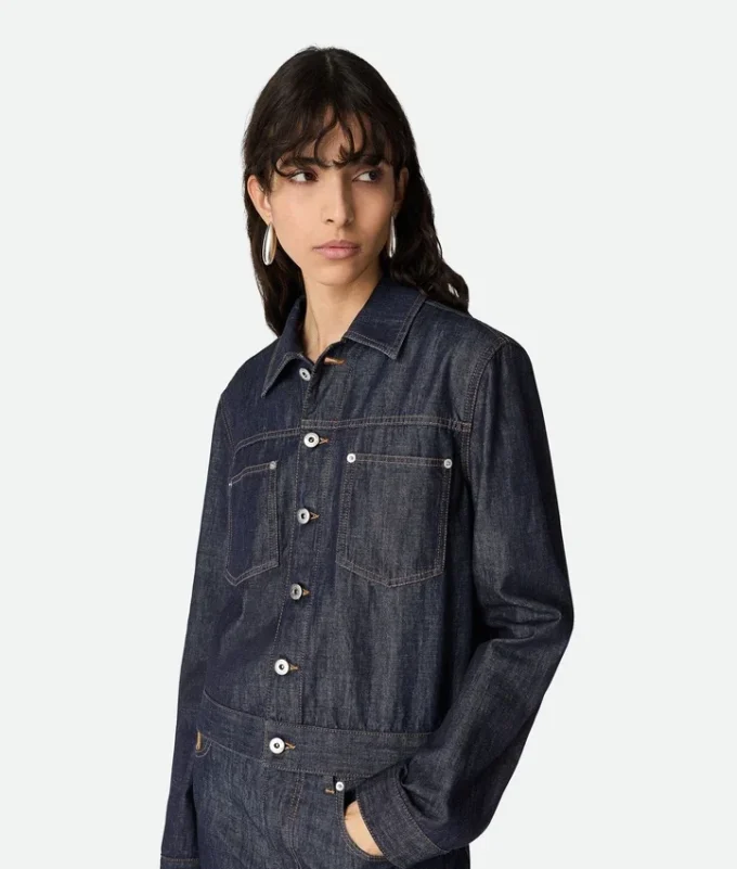Indigo-Jeansjacke Indigo-Jeansjacke