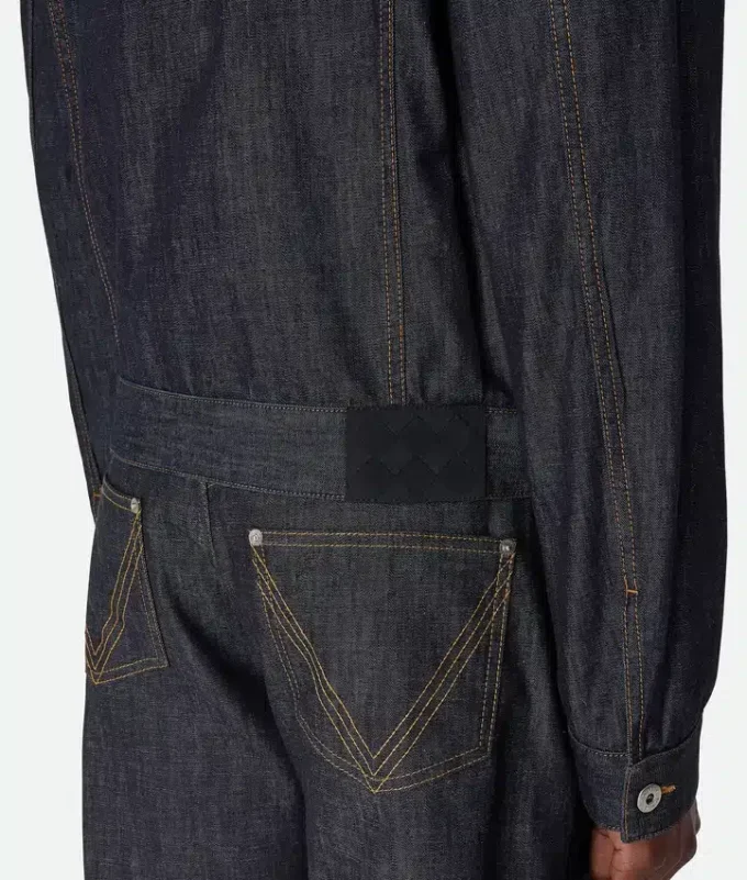 Indigo-Jeansjacke Indigo-Jeansjacke