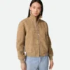 Intrecciato-Blouson aus Wildleder Intrecciato-Blouson aus Wildleder