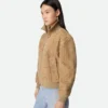 Intrecciato-Blouson aus Wildleder Intrecciato-Blouson aus Wildleder