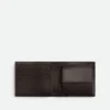 Intrecciato-Brieftasche mit zwei Fächern und Münzfach Intrecciato-Brieftasche mit zwei Fächern und Münzfach