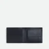 Intrecciato-Brieftasche mit zwei Fächern und Münzfach Intrecciato-Brieftasche mit zwei Fächern und Münzfach