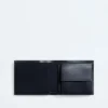 Intrecciato-Brieftasche mit zwei Fächern und Münzfach Intrecciato-Brieftasche mit zwei Fächern und Münzfach