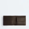 Intrecciato-Brieftasche mit zwei Fächern und Münzfach Intrecciato-Brieftasche mit zwei Fächern und Münzfach