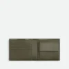 Intrecciato-Brieftasche mit zwei Fächern und Münzfach Intrecciato-Brieftasche mit zwei Fächern und Münzfach