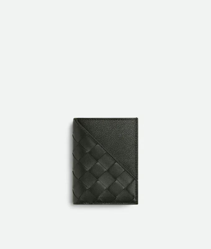 Intrecciato Diagonal Slim Flap Kartenetui