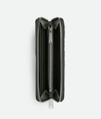 Intrecciato Diagonal Zip-Around-Geldbörse