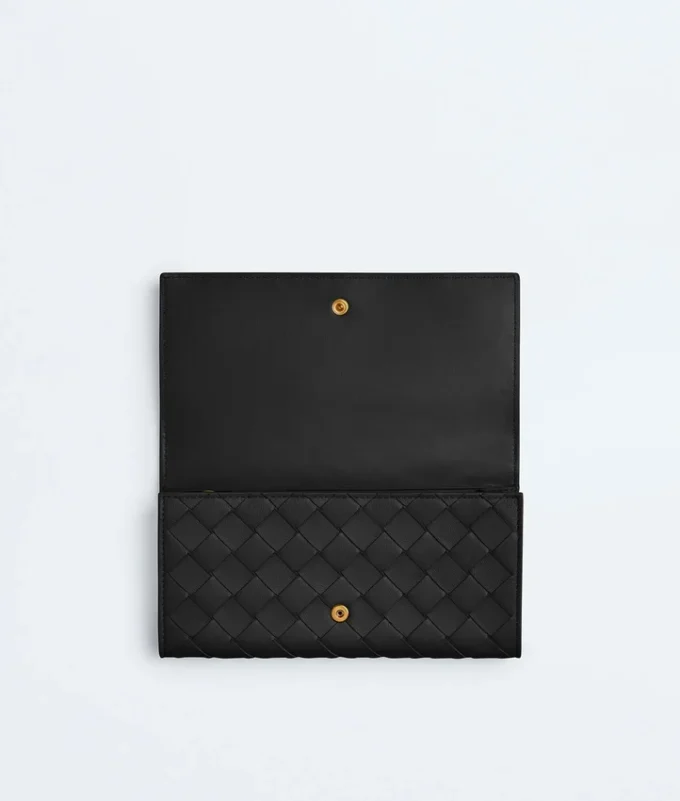 Intrecciato Große Brieftasche mit Klappe Intrecciato Große Brieftasche mit Klappe