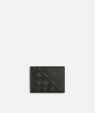 Intrecciato-Kreditkartenetui mit Diagonalmuster
