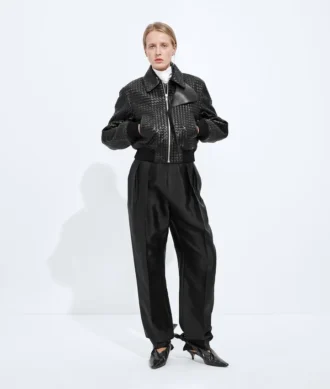 Intrecciato-Lederblouson Intrecciato-Lederblouson