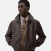 Intrecciato-Lederblouson Intrecciato-Lederblouson