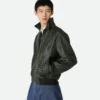 Intrecciato-Lederblouson Intrecciato-Lederblouson