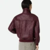 Intrecciato-Lederblouson Intrecciato-Lederblouson
