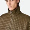 Intrecciato-Lederblouson Intrecciato-Lederblouson